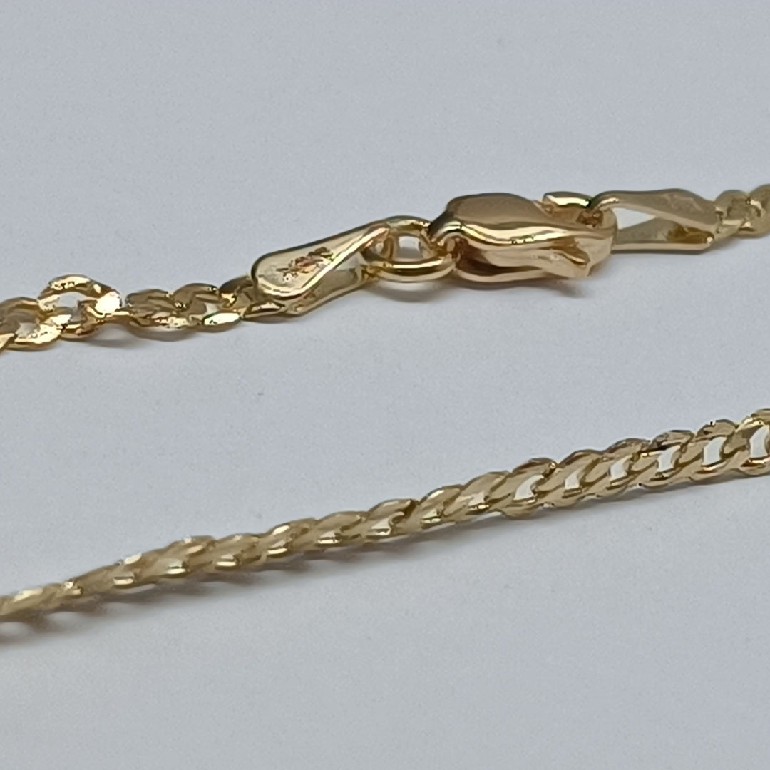 CADENA BARBADA 14K 55 CM 5.1 GR (NUEVO)