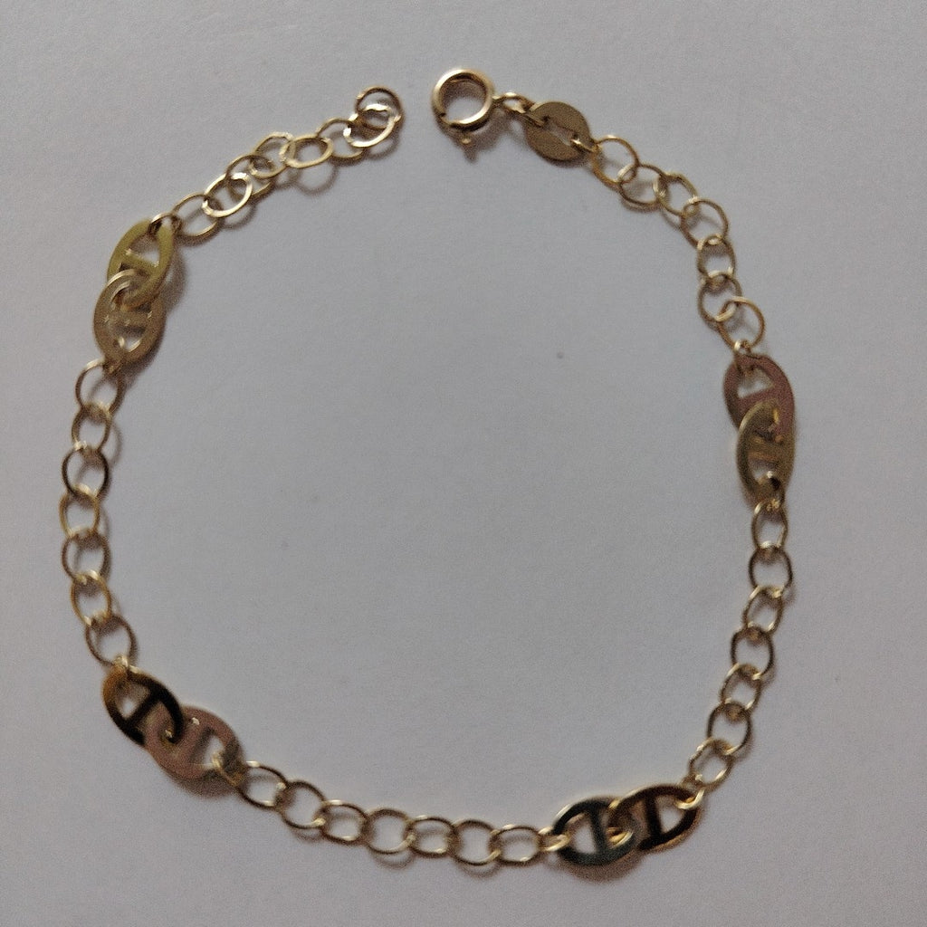 PULSERA ESPECIAL 14K 18 CM 1.5 GR (NUEVO)