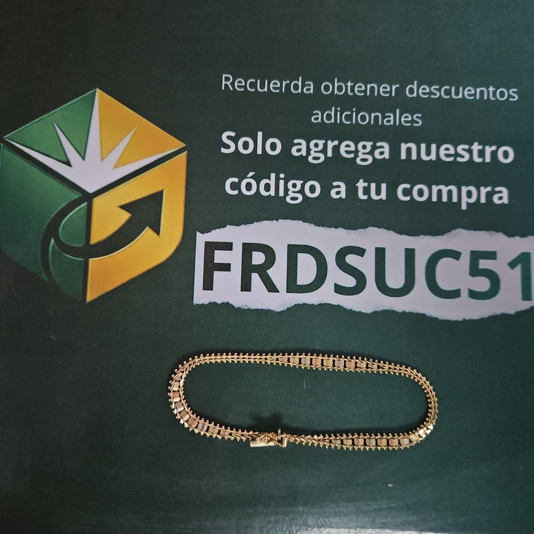 PULSERA ORO 14 K 6.6 GRMS (SEMINUEVO)