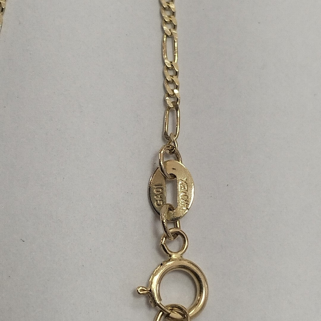 PULSERAS TEJIDO 3X1 ORO 14K 16 CM 0.9 GR (NUEVO)