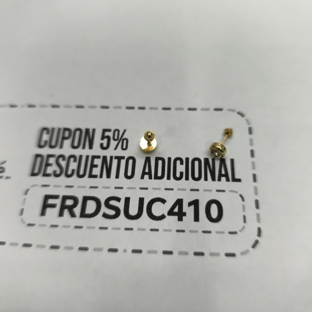 BROQUELES BROQUEL C CIRCONIA 14K 0.27 GR (NUEVO)