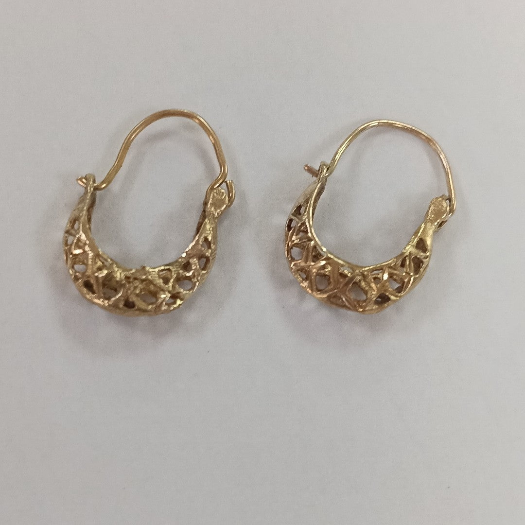 ARRACADAS PAR ORO 10 K 1,50 GRMS (SEMINUEVO)