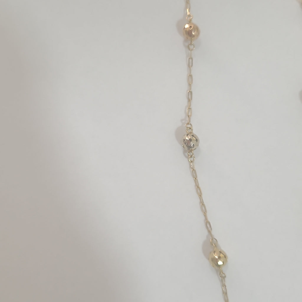 COLLAR ORO 14 K 9.3 GRMS (SEMINUEVO)