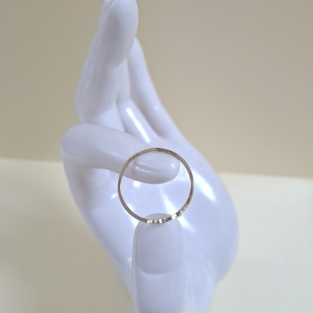 ANILLOS ANILLITO 10K TALLA 8 1 GR (NUEVO)