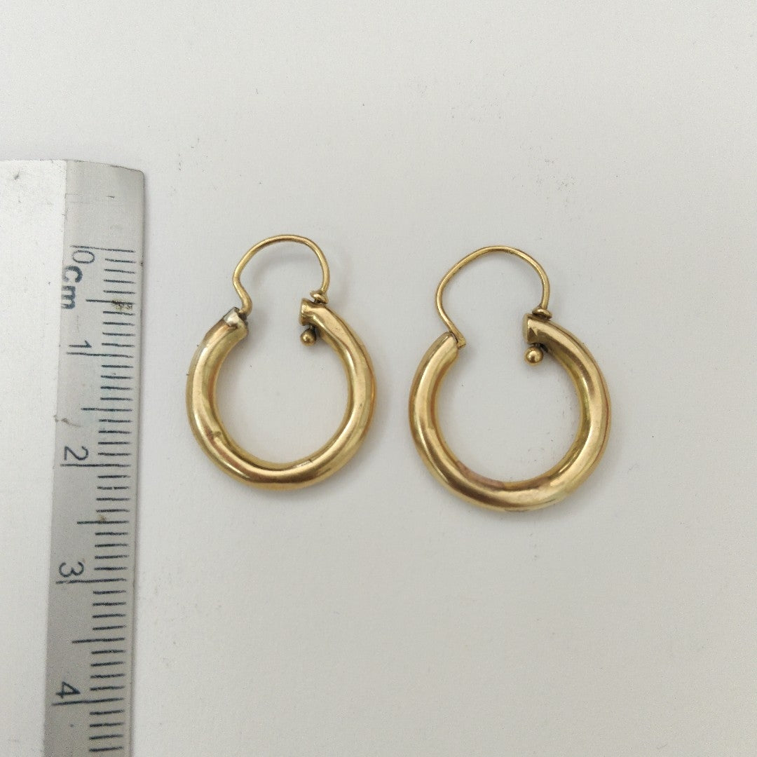 ARRACADAS PAR ORO 18 K 2 GRMS (SEMINUEVO)