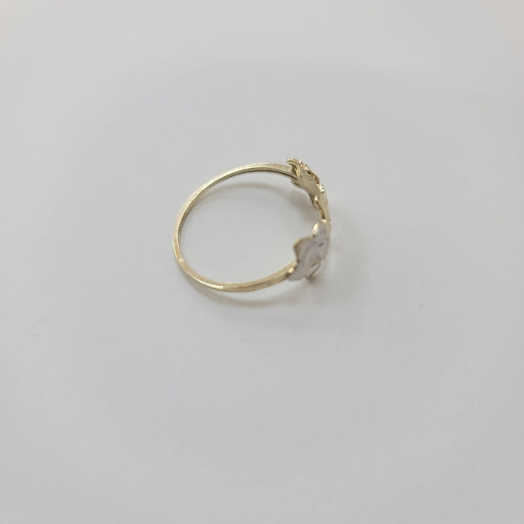 ANILLOS ANILLITO FIG FLORES 10K TALLA 9 1.3 GR (NUEVO)