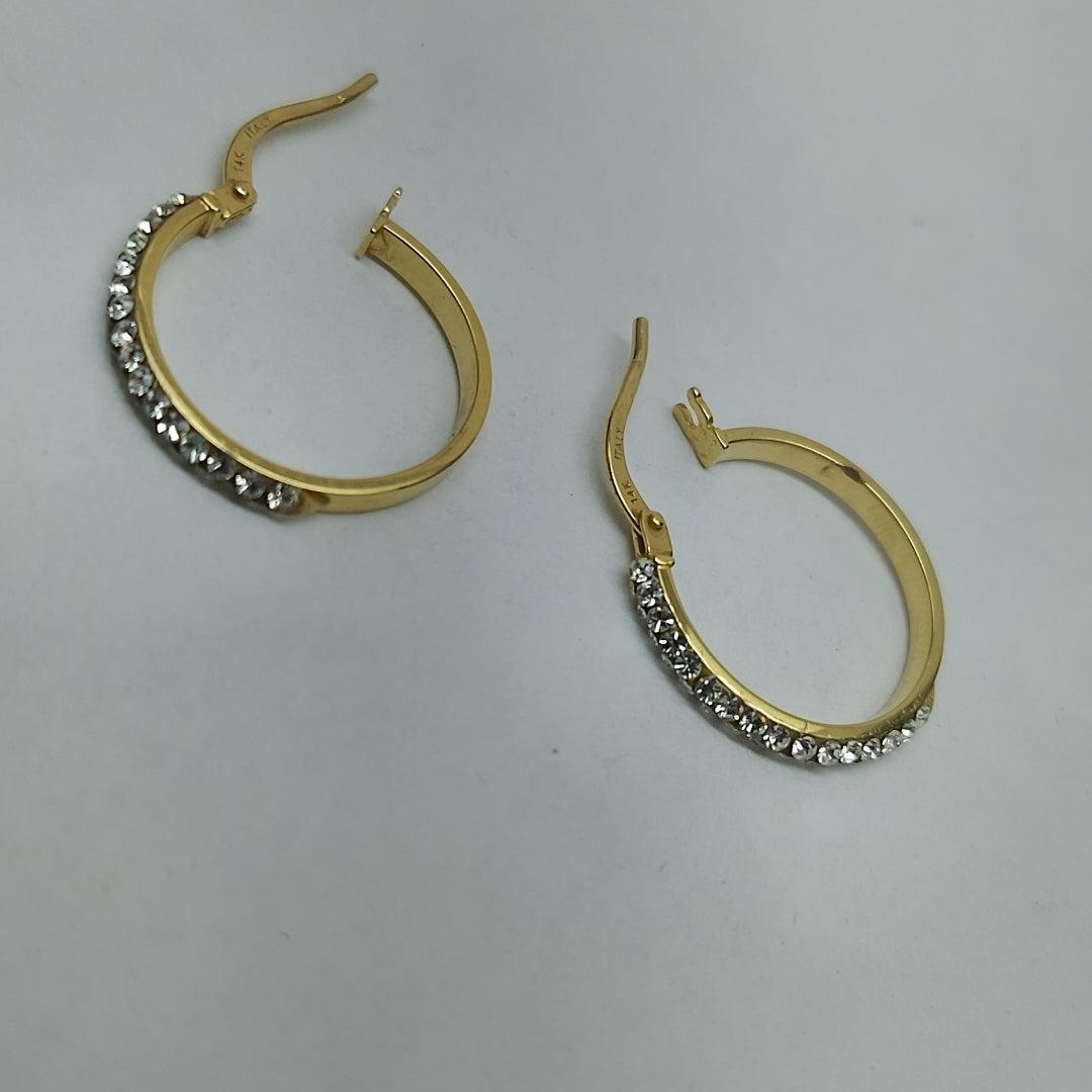 ARRACADAS PAR ORO 10 K 1.2 GRMS (SEMINUEVO)