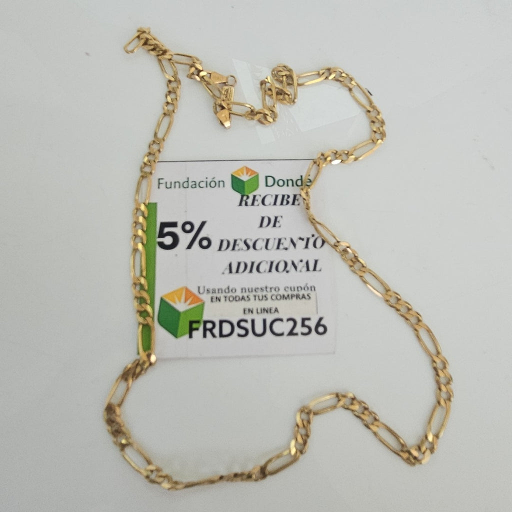 CADENA ORO 14 K 17.8 GRMS (SEMINUEVO)