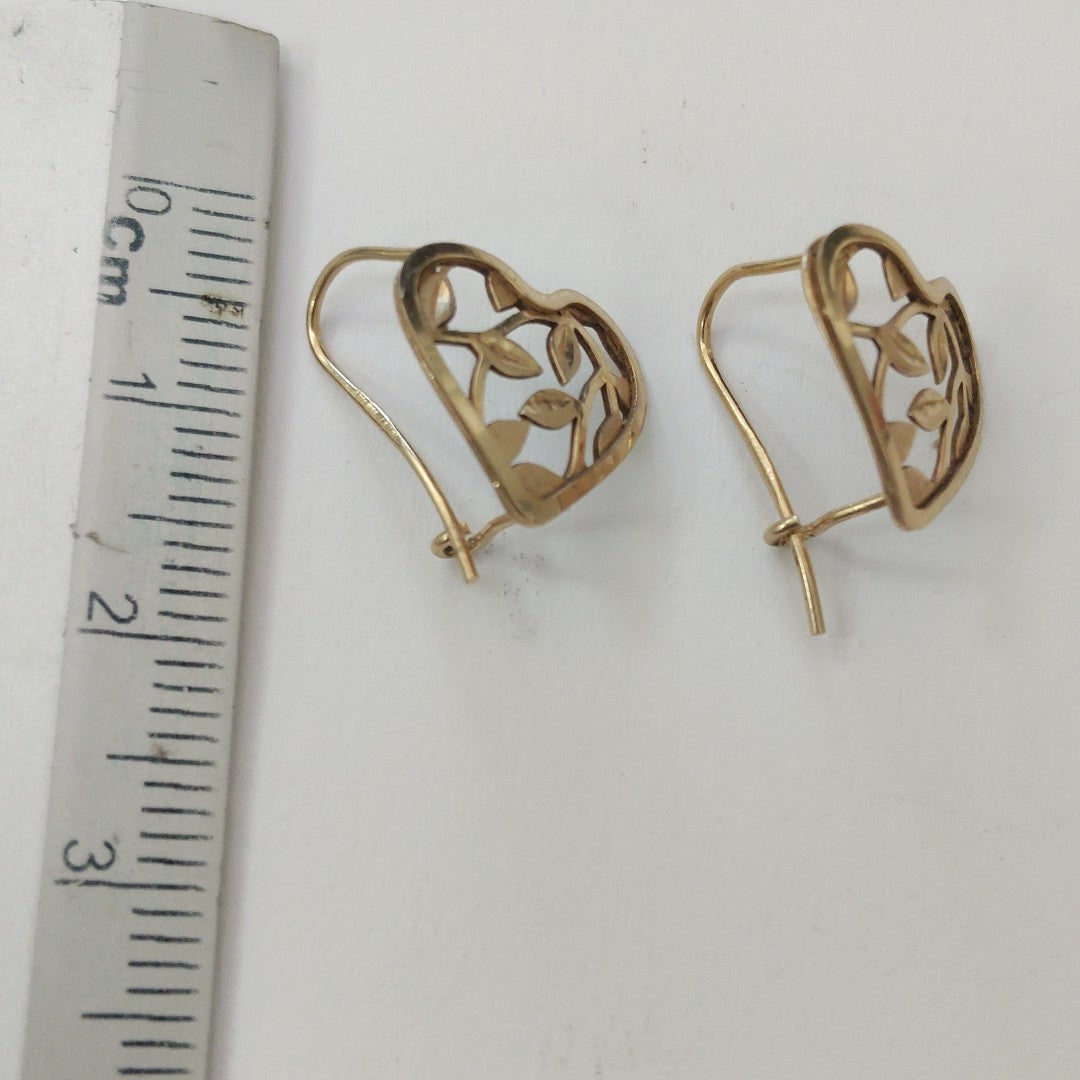 ARETES PAR ORO 14 K 1.1 GRMS (SEMINUEVO)