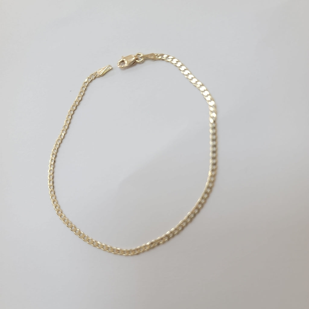 PULSERA BARBADA 14K 21 CM 2.3 GR (NUEVO)