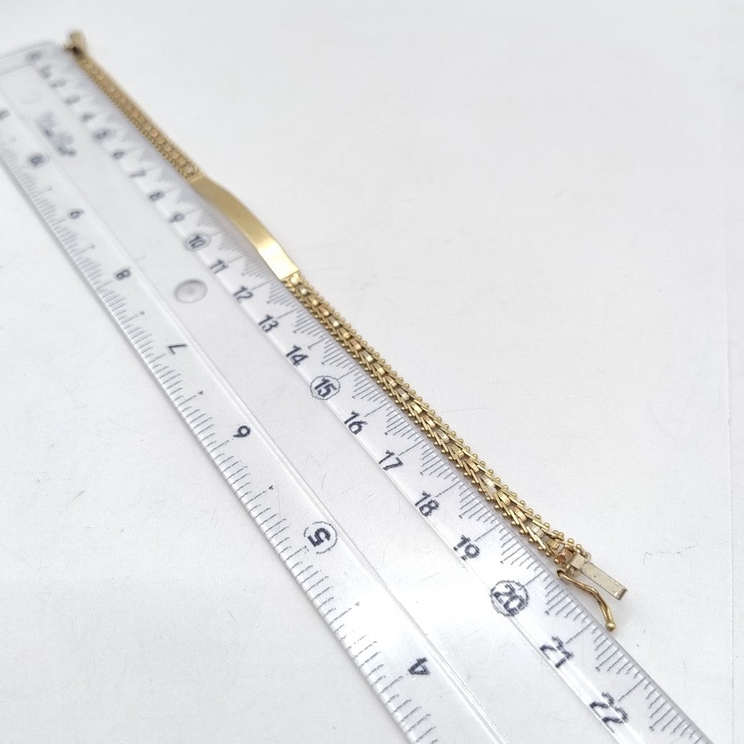 ESCLAVA ORO,ORO COMBINADO 14 K 8,50 GRMS (SEMINUEVO)