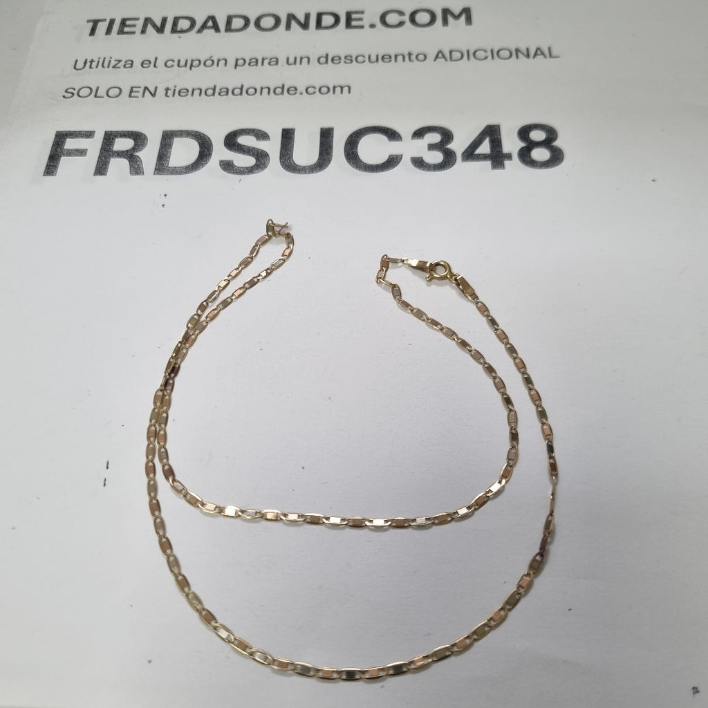 CADENA ORO COMBINADO 10 K 2,60 GRMS (SEMINUEVO)