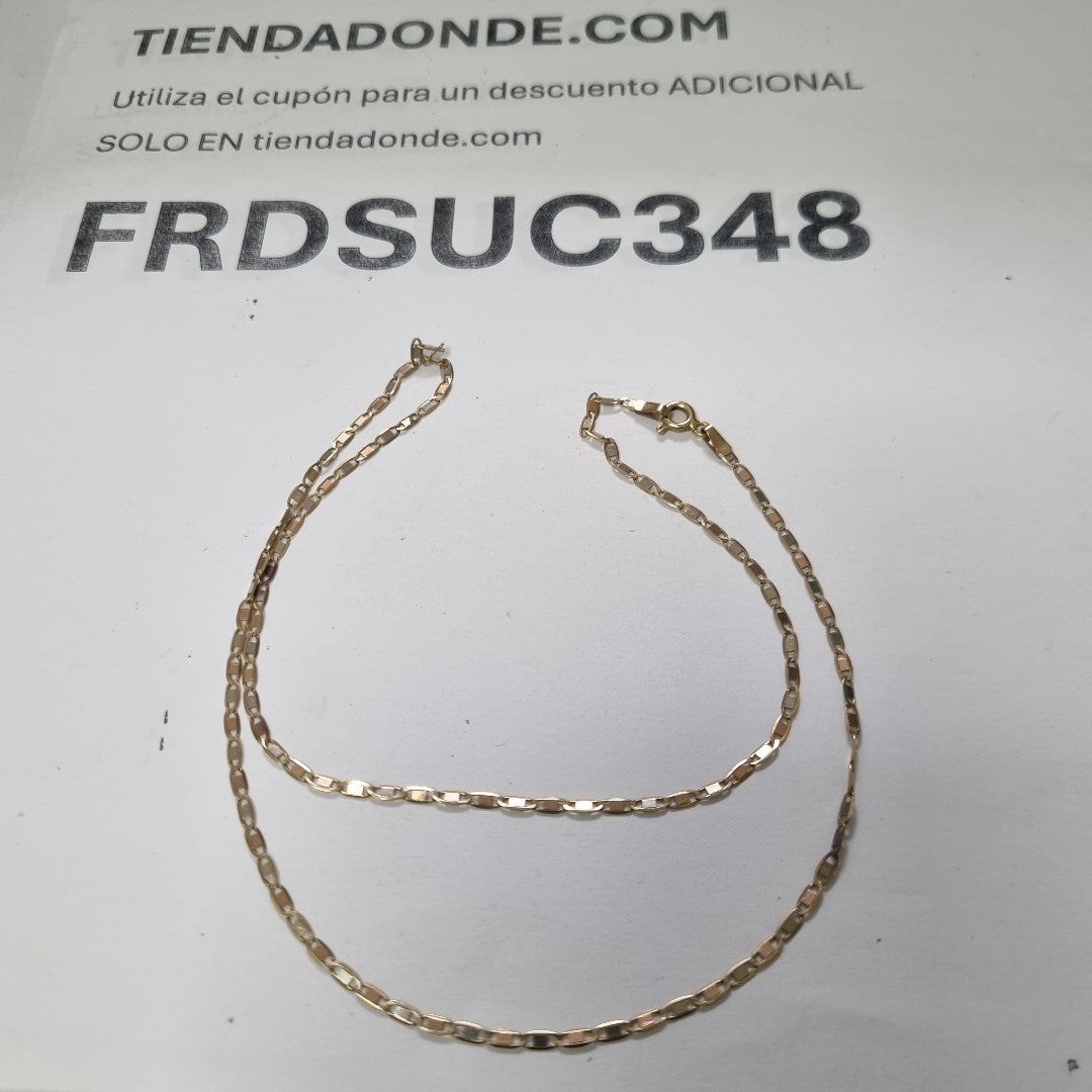 CADENA ORO COMBINADO 10 K 2,60 GRMS (SEMINUEVO)