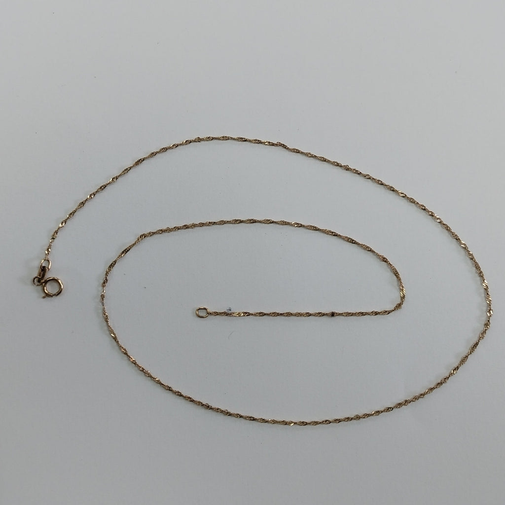CADENA ORO 14 K 1,10 GRMS (SEMINUEVO)