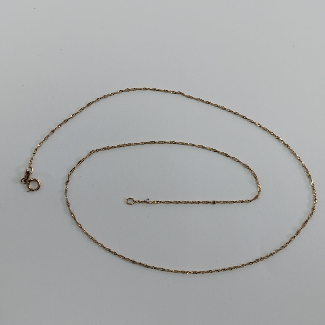 CADENA ORO 14 K 1,10 GRMS (SEMINUEVO)