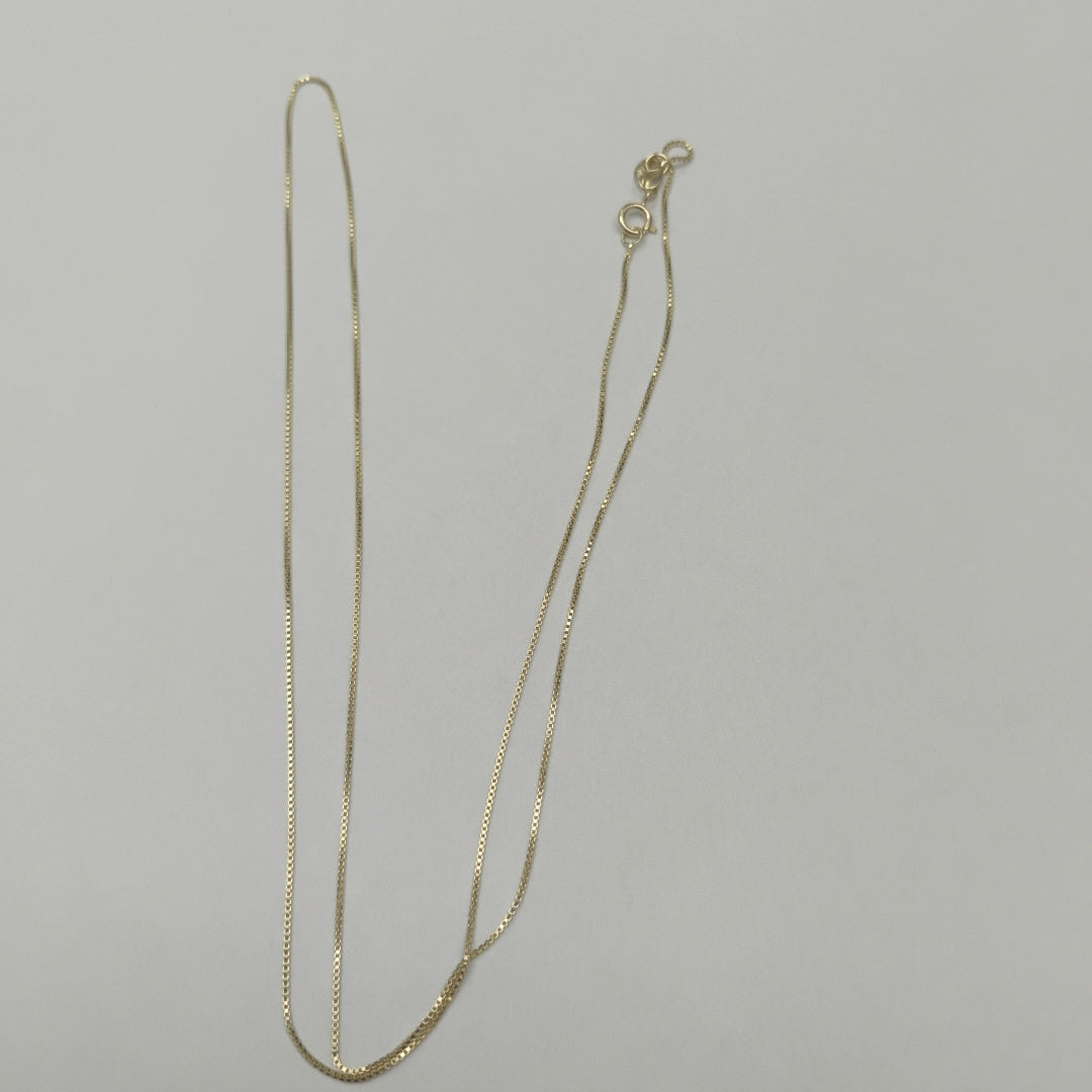CADENA VENECIANO 14K 55 CM 1.7 GR (NUEVO)