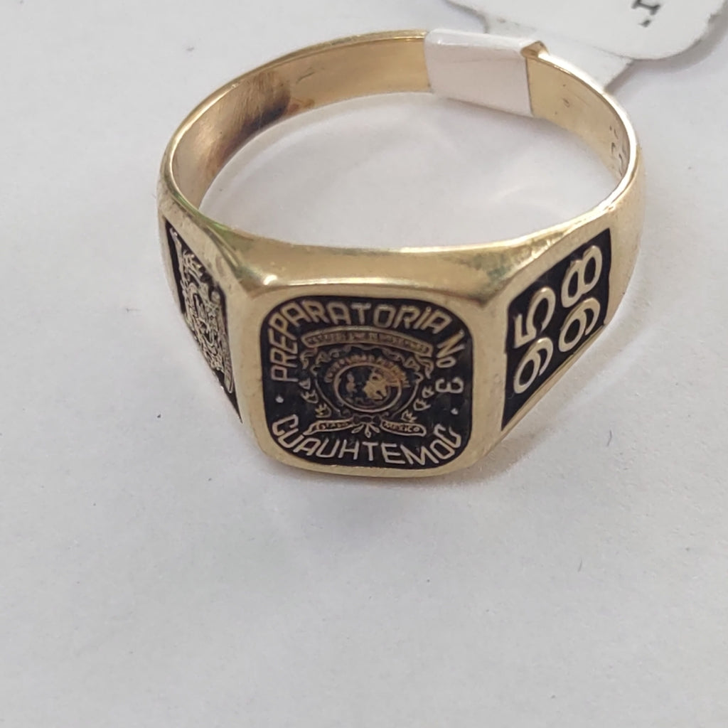ANILLO DE GRADUACIÓN ORO 14 K 6,50 GRMS (SEMINUEVO)