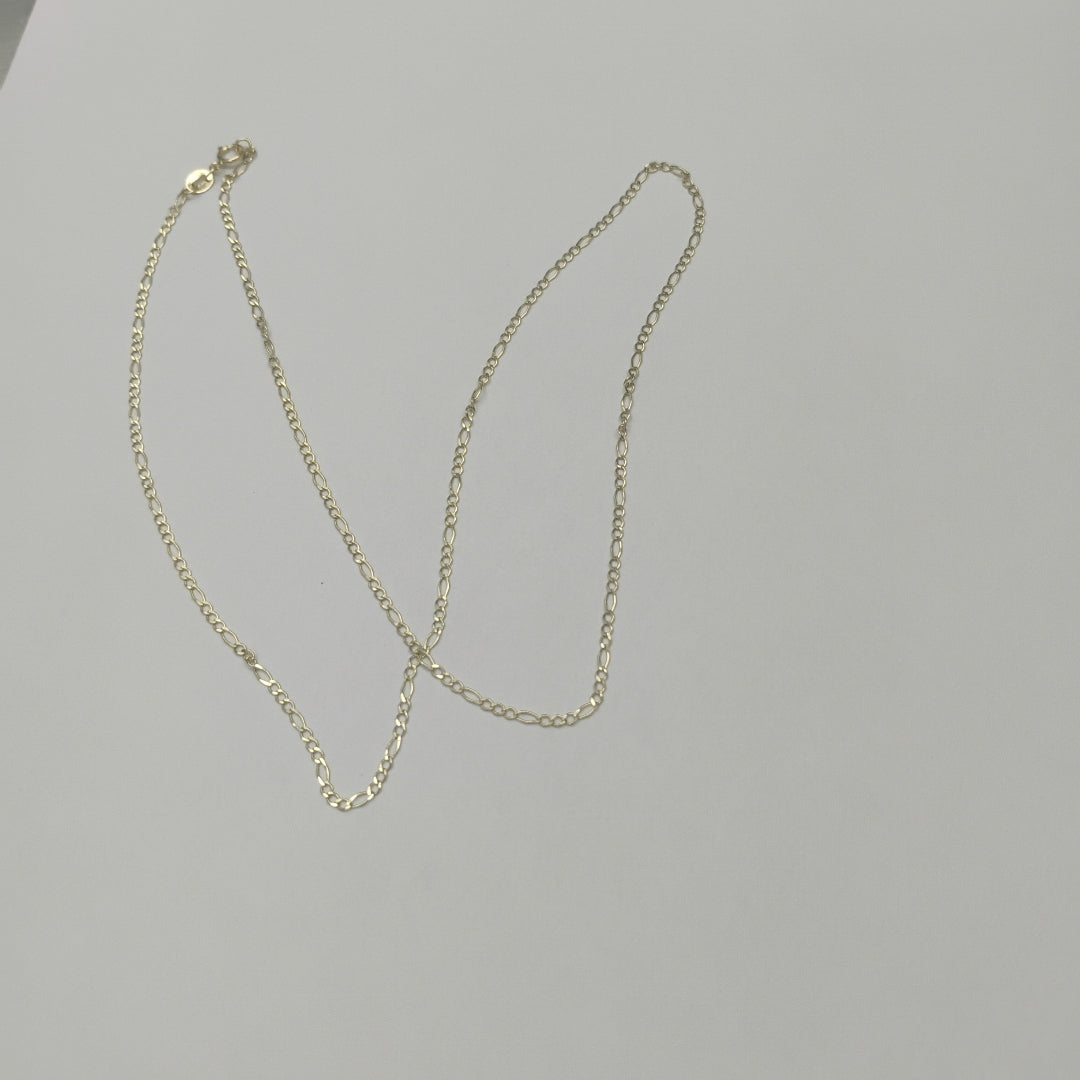 CADENAS TEJIDO 3X1 ORO 10K 55 CM 2.2 GR (NUEVO)