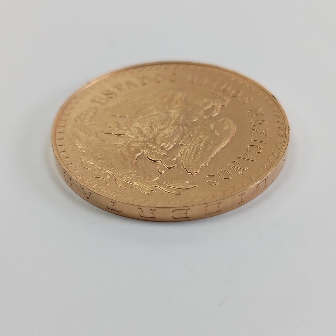 K1 41.6 GRMS 21 K IDENTIFICACIÓN MONEDA NOMINATIVA MONEDAS PESOS 50 PESOS (SEMINUEVO)