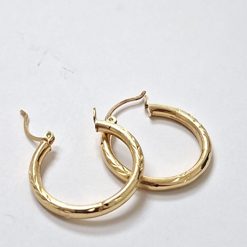 ARRACADAS PAR ORO 14 K 2.5 GRMS (SEMINUEVO)