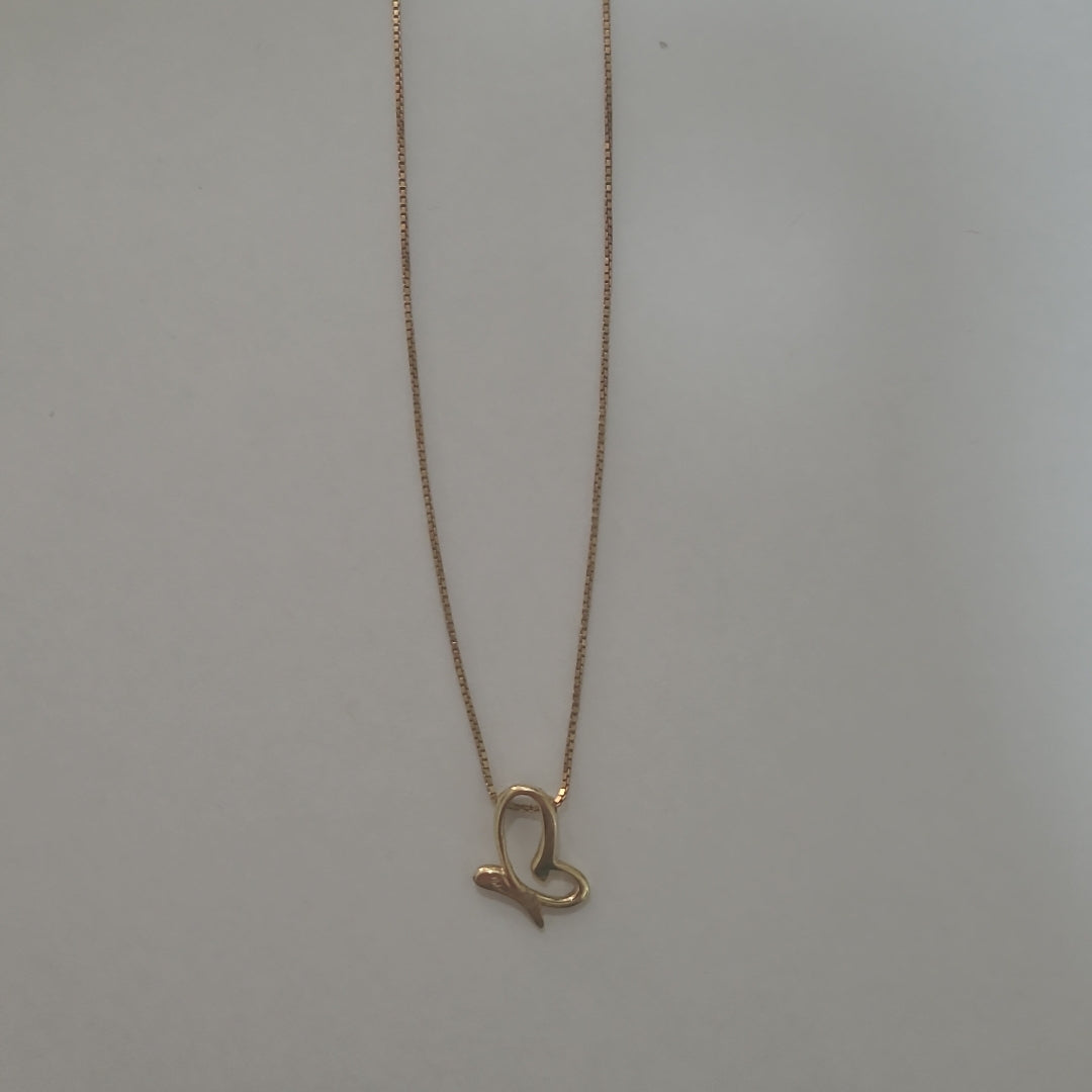 CADENA, DIJE ORO 14 K 2 GRMS (SEMINUEVO)