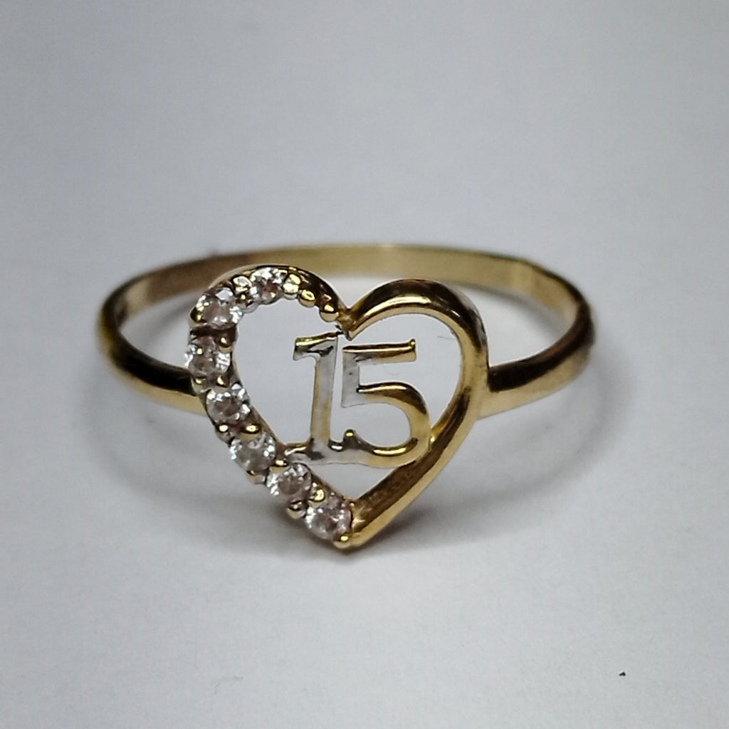 ANILLO ORO 10 K 0,90 GRMS (SEMINUEVO)