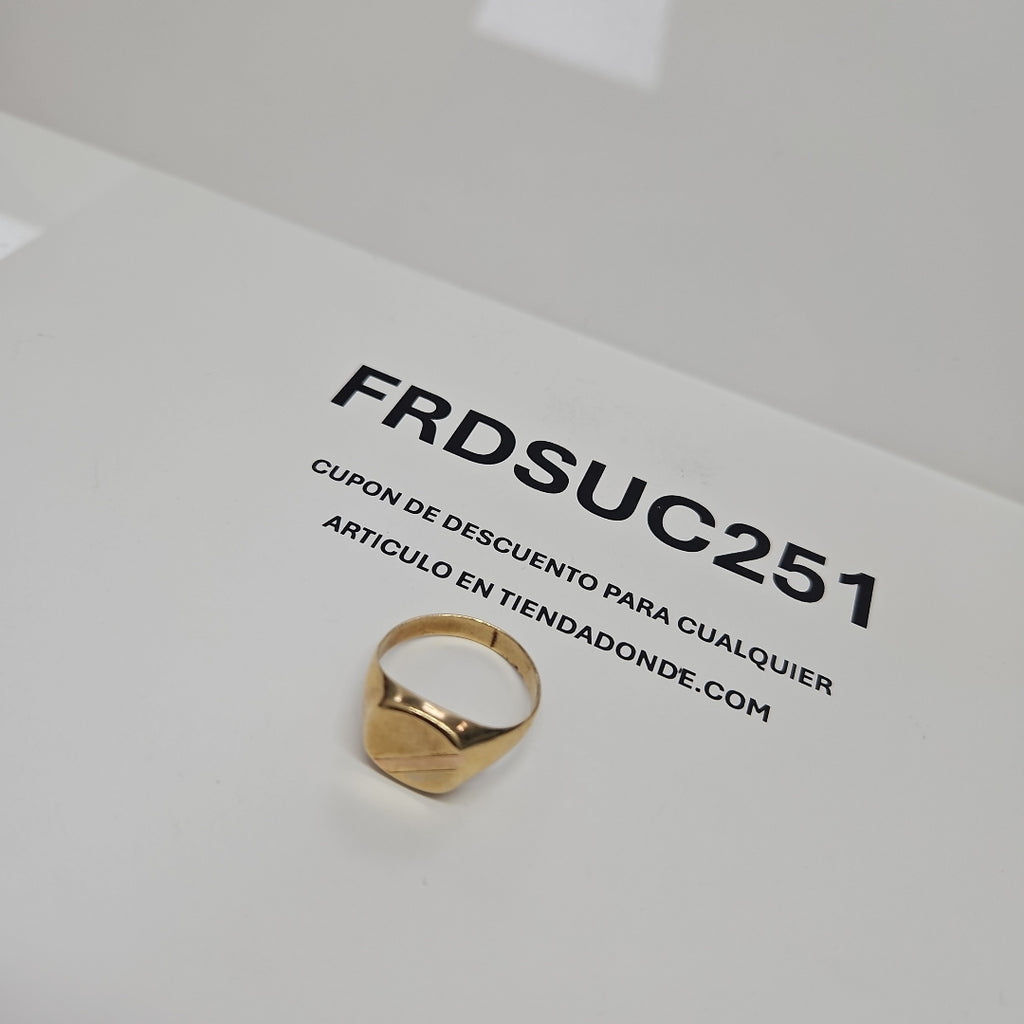 ANILLO ORO 10 K 3,30 GRMS (SEMINUEVO)