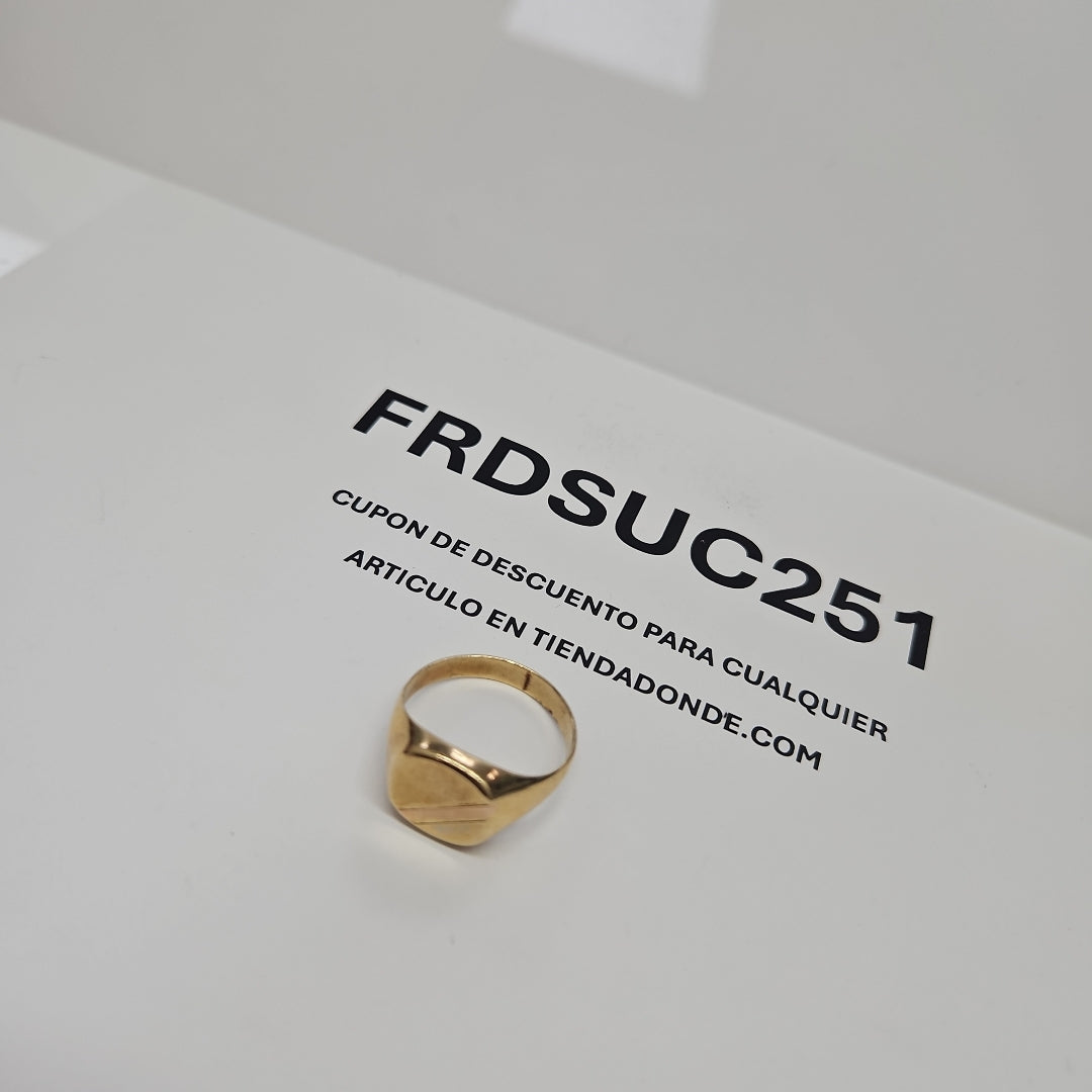 ANILLO ORO 10 K 3,30 GRMS (SEMINUEVO)
