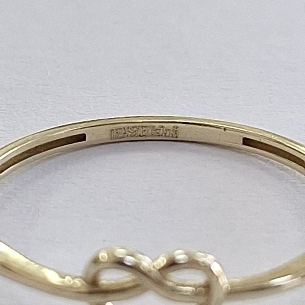 ANILLOS ANILLITO FIG CORAZON 10K TALLA 8 0.9 GR (NUEVO)