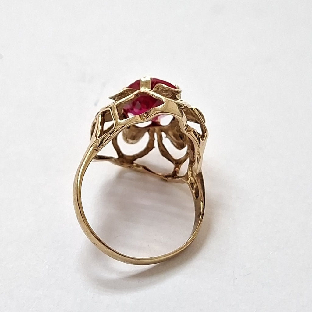 ANILLO ORO 14 K 3.4 GRMS (SEMINUEVO)