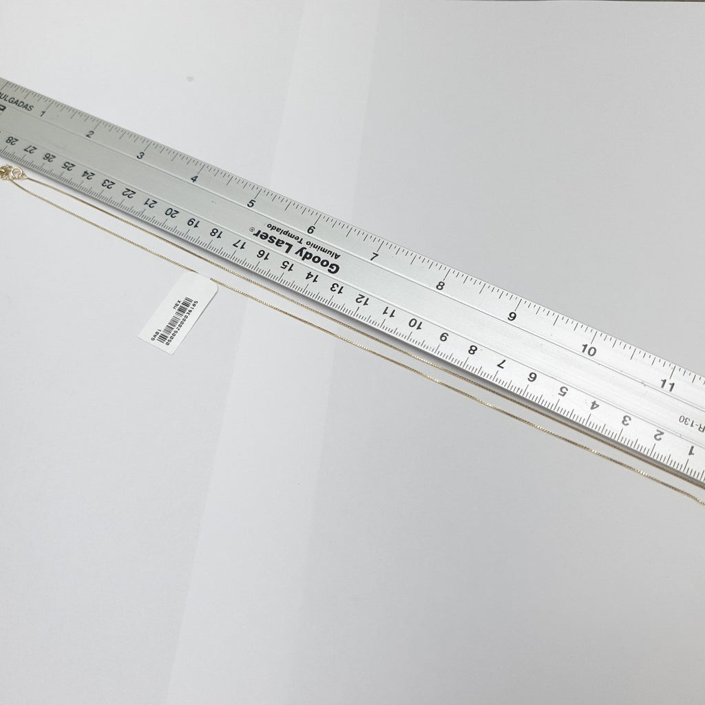 CADENA VENECIANO 14K 55 CM 1.8 GR (NUEVO)