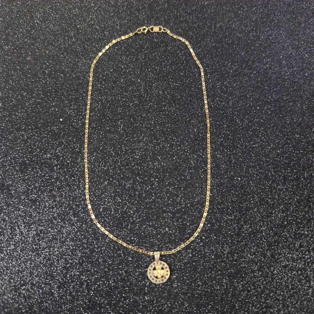 CADENA, DIJE ORO 10 K 1.5 GRMS (SEMINUEVO)