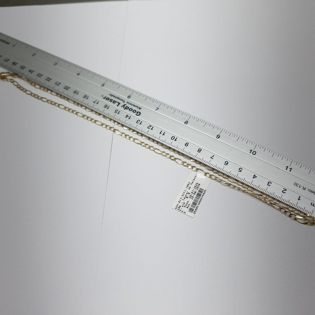 CADENA TEJIDO 3X1 14K 55 CM 8.3 GR (NUEVO)