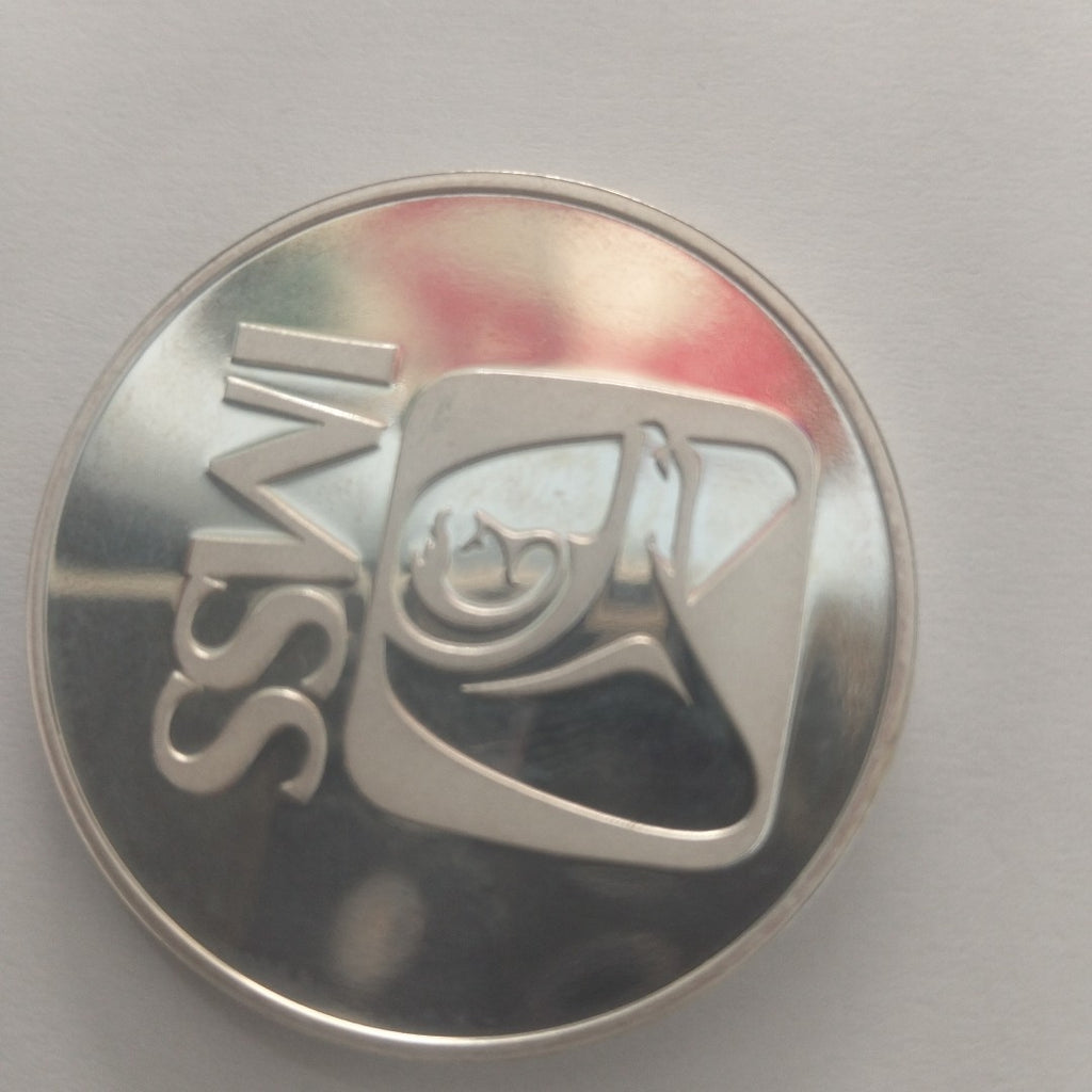 MEDALLA CONMEMORATIVA PLATA 31 GRMS (SEMINUEVO)