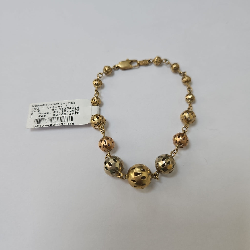 PULSERA ORO, ORO COMBINADO 14 K 7.5 GRMS (SEMINUEVO)