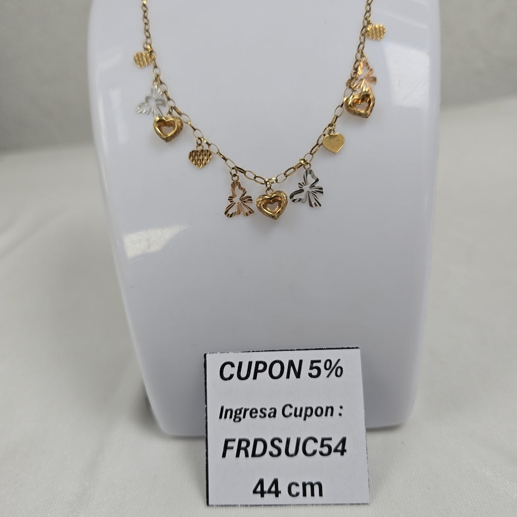 GARGANTILLA ORO 14 K 3,40 GRMS (SEMINUEVO)