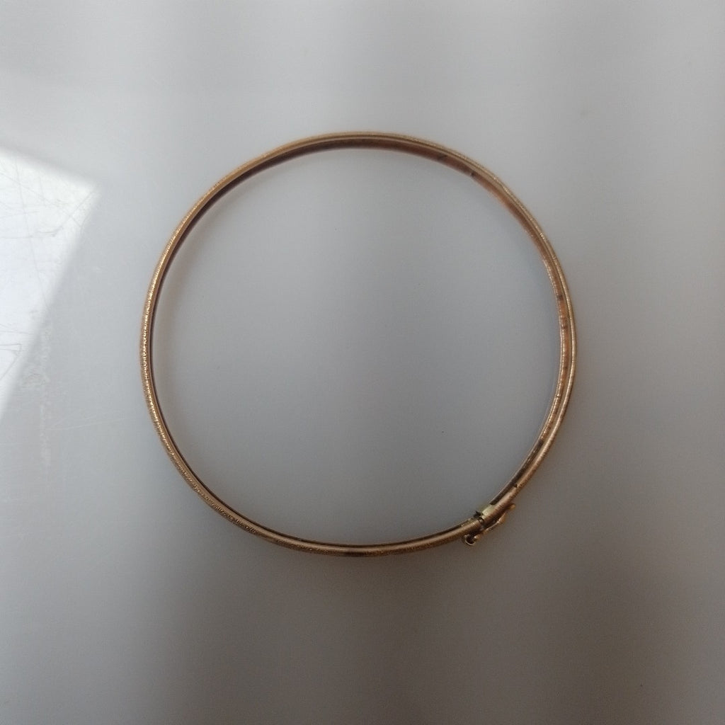 PULSERA RIGIDA ORO 14 K 4,20 GRMS (SEMINUEVO)