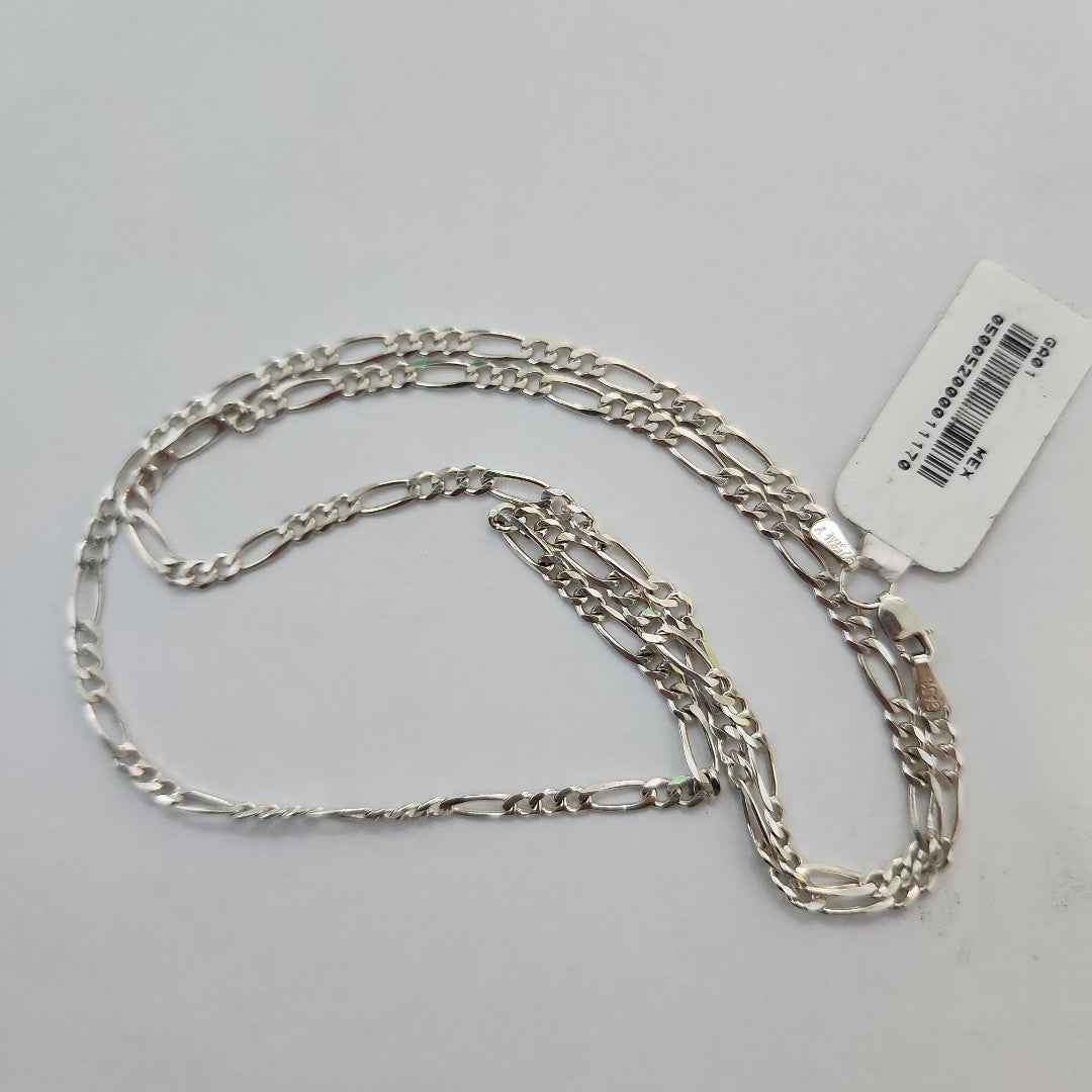 CADENA TEJIDO 3X1 PLATA .925 55 CM 7.5 GR (NUEVO)