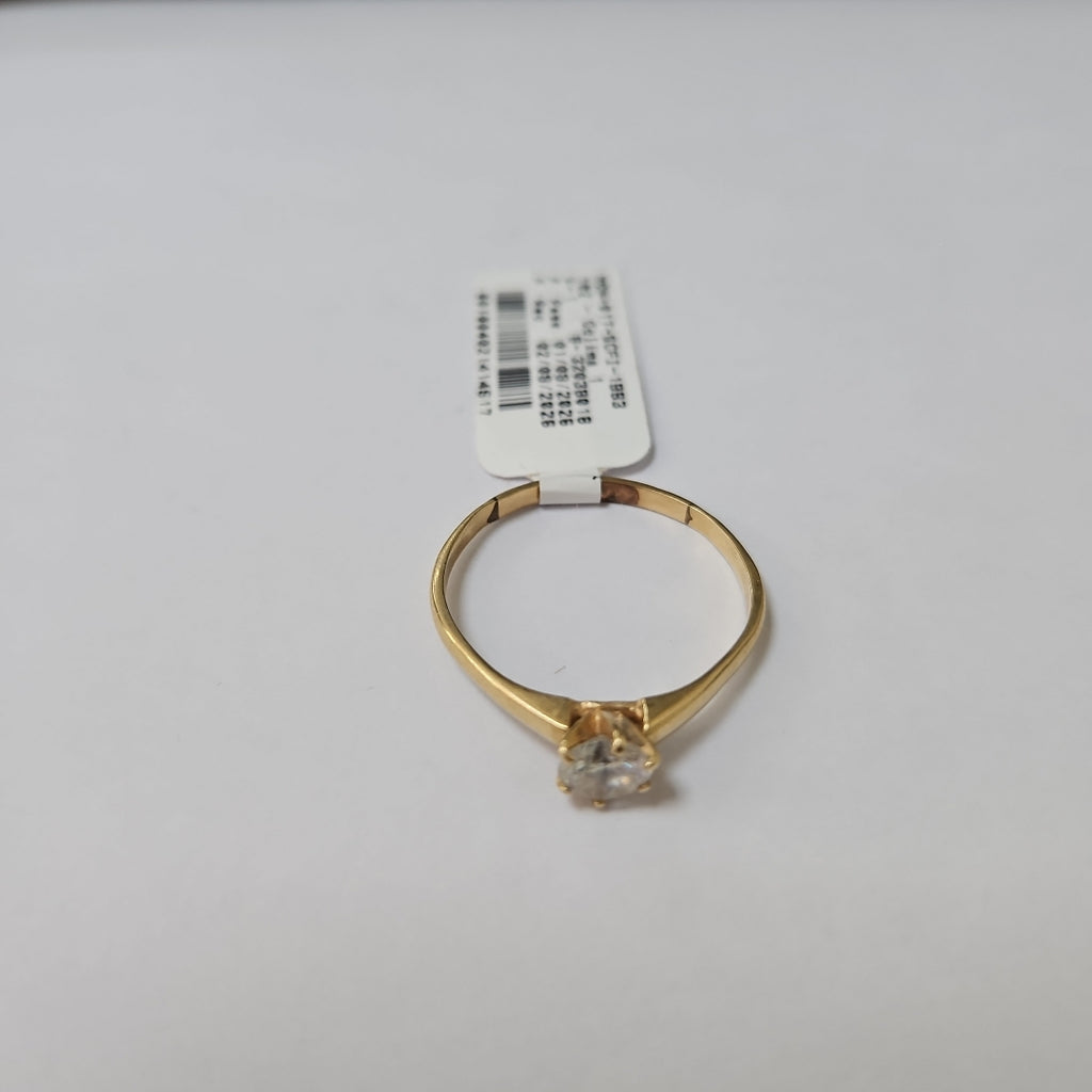 SOLITARIO ORO 14 K 2.9 GRMS (SEMINUEVO)