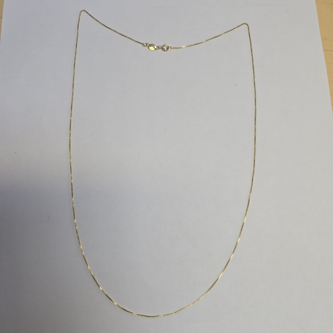 CADENA VENECIANO 14K 55 CM 1.8 GR (NUEVO)