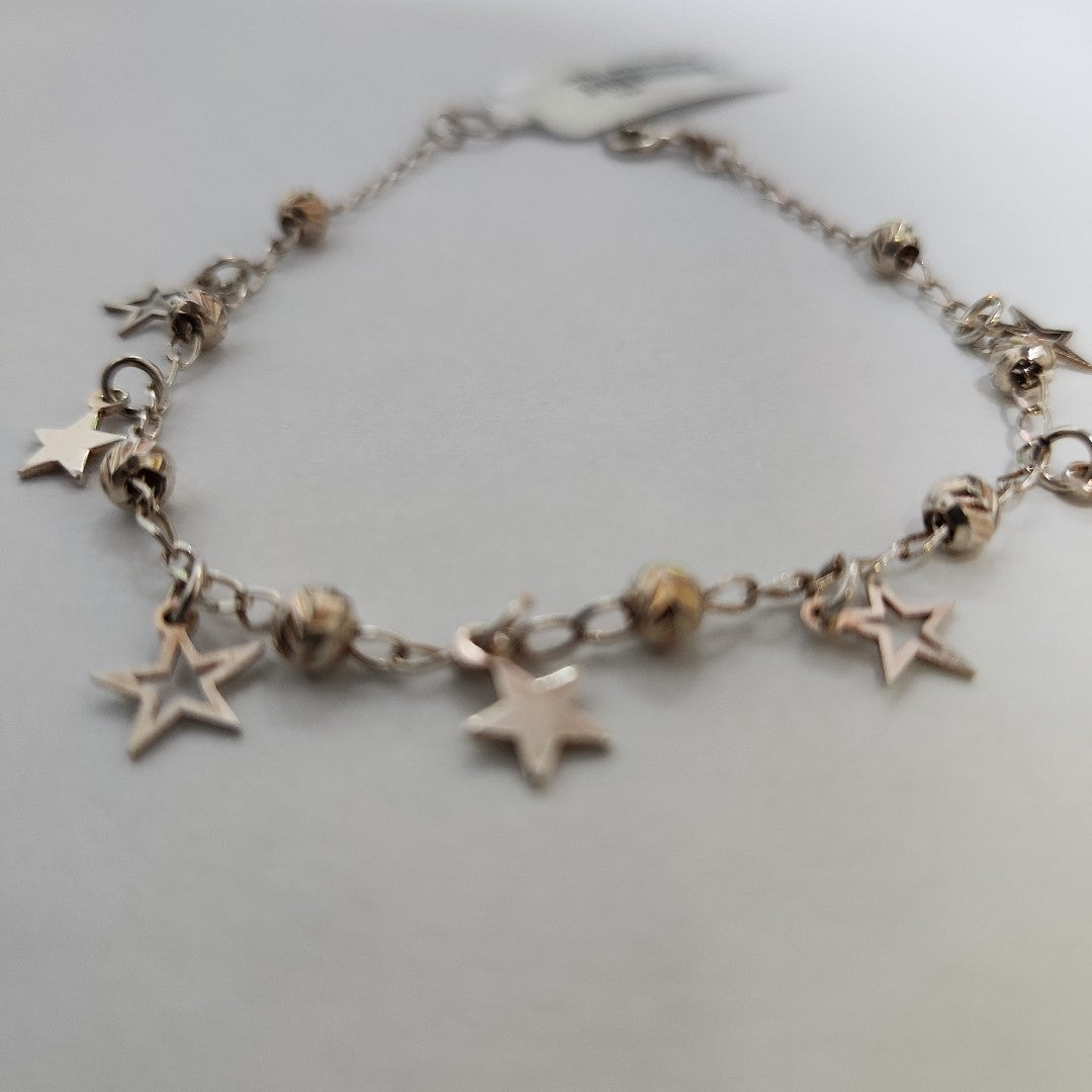 PULSERA TEJIDO ESPECIAL PLATA .925 18 CM 3.1 GR (NUEVO)