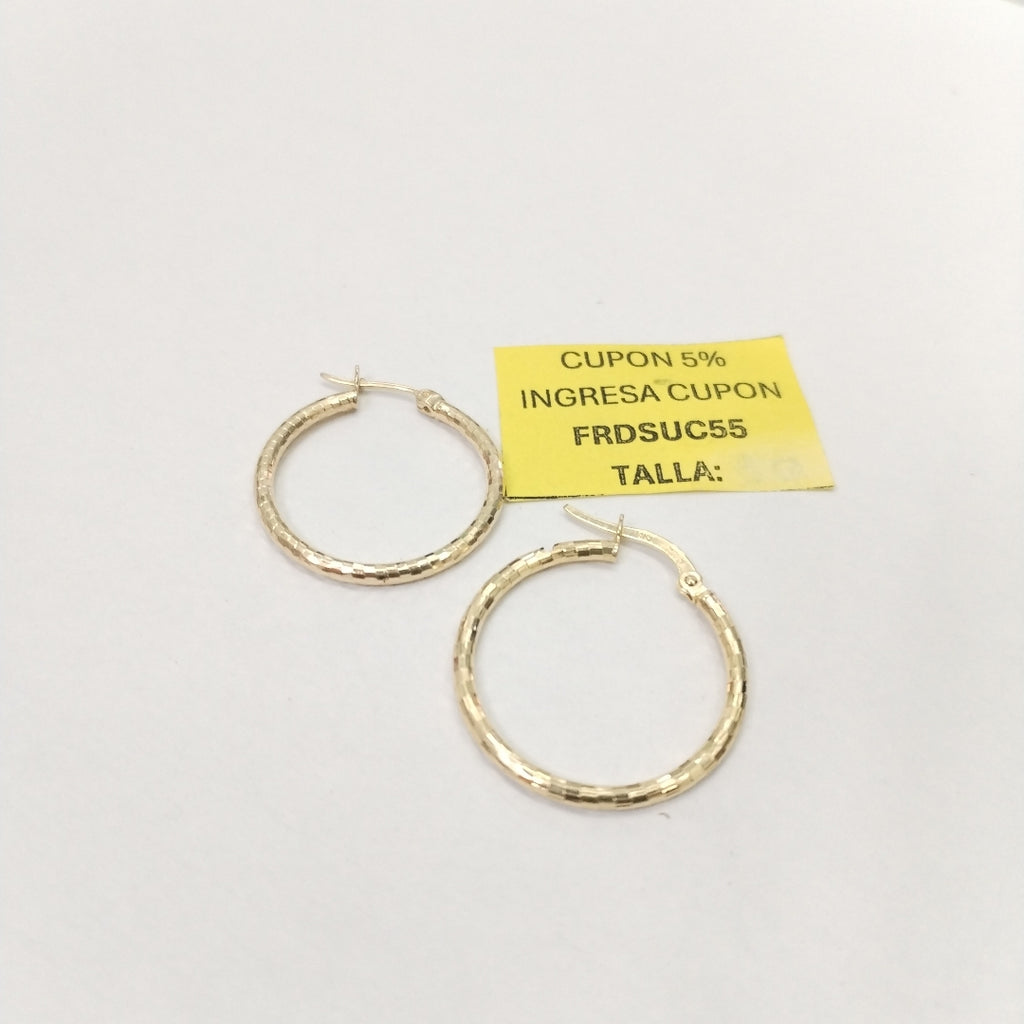 ARRACADAS PAR ORO 14 K 1,70 GRMS (SEMINUEVO)