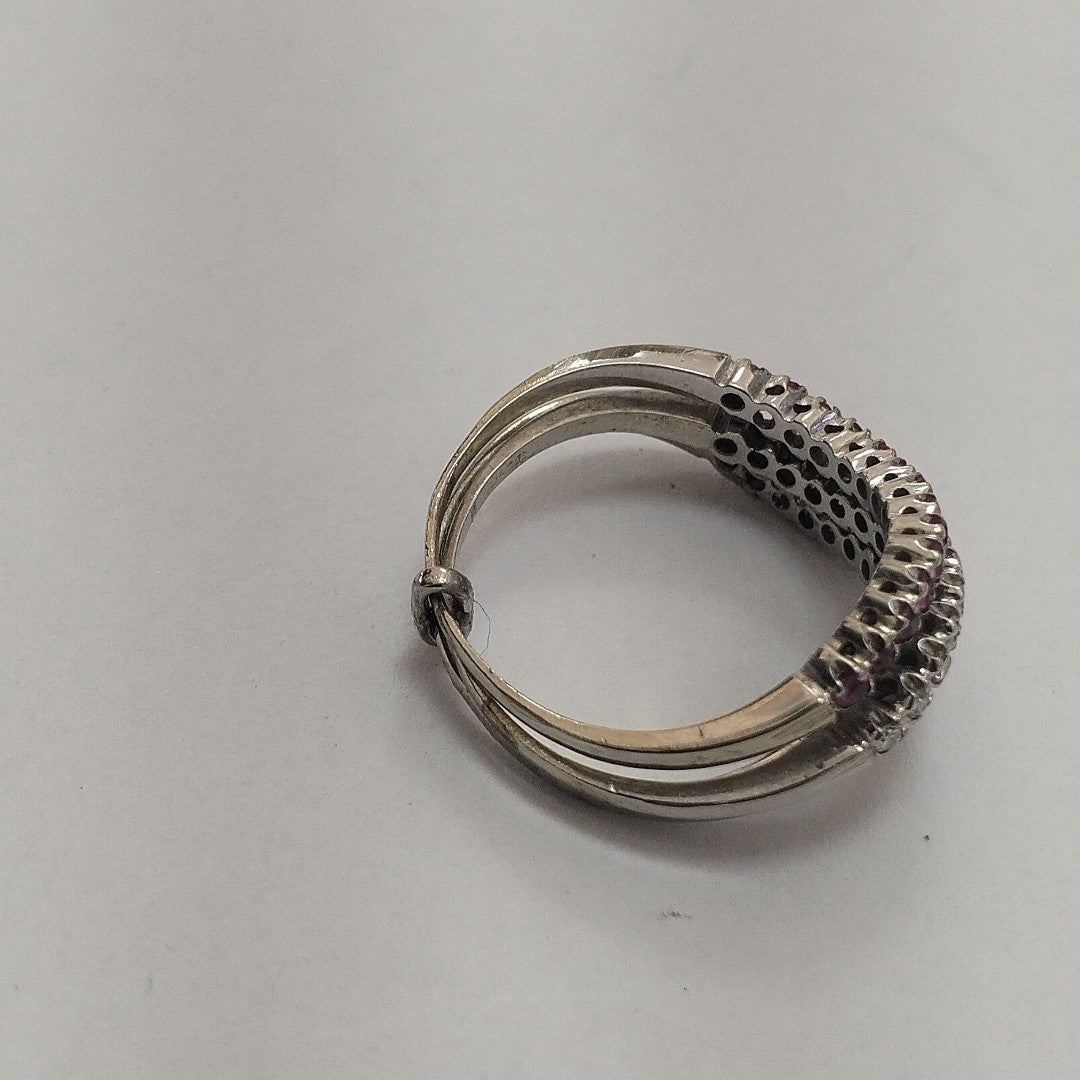 ANILLO ORO, ORO BLANCO 14 K 4.5 GRMS (SEMINUEVO)