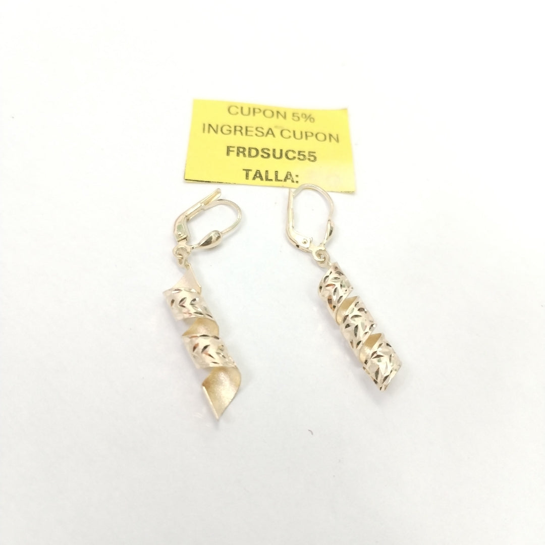 ARETES PAR ORO 14 K 2,90 GRMS (SEMINUEVO)