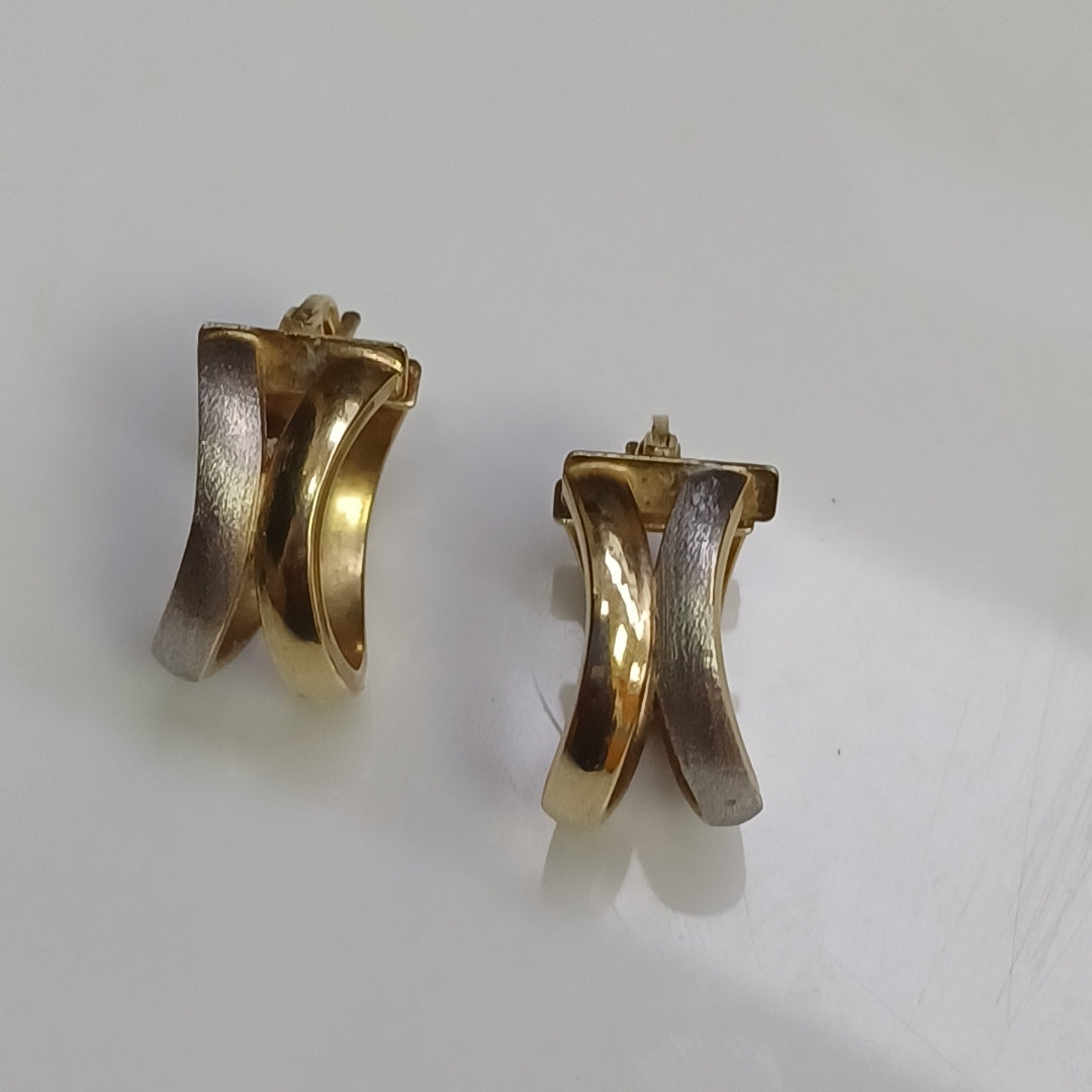 ARRACADAS PAR ORO 14 K 3,20 GRMS (SEMINUEVO)