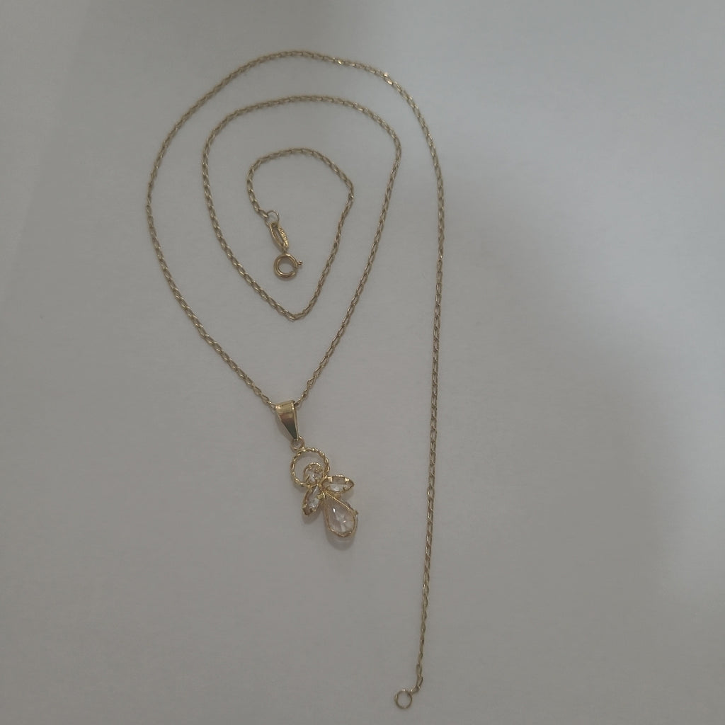 CADENA, DIJE ORO 14 K 2 GRMS (SEMINUEVO)