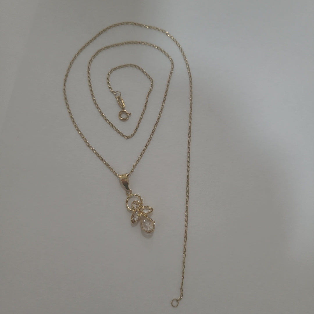 CADENA, DIJE ORO 14 K 2 GRMS (SEMINUEVO)