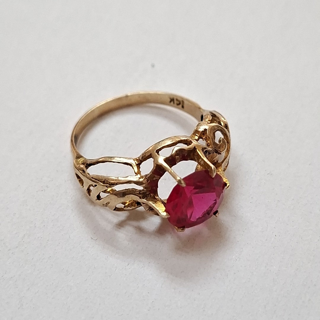 ANILLO ORO 14 K 2,70 GRMS (SEMINUEVO)