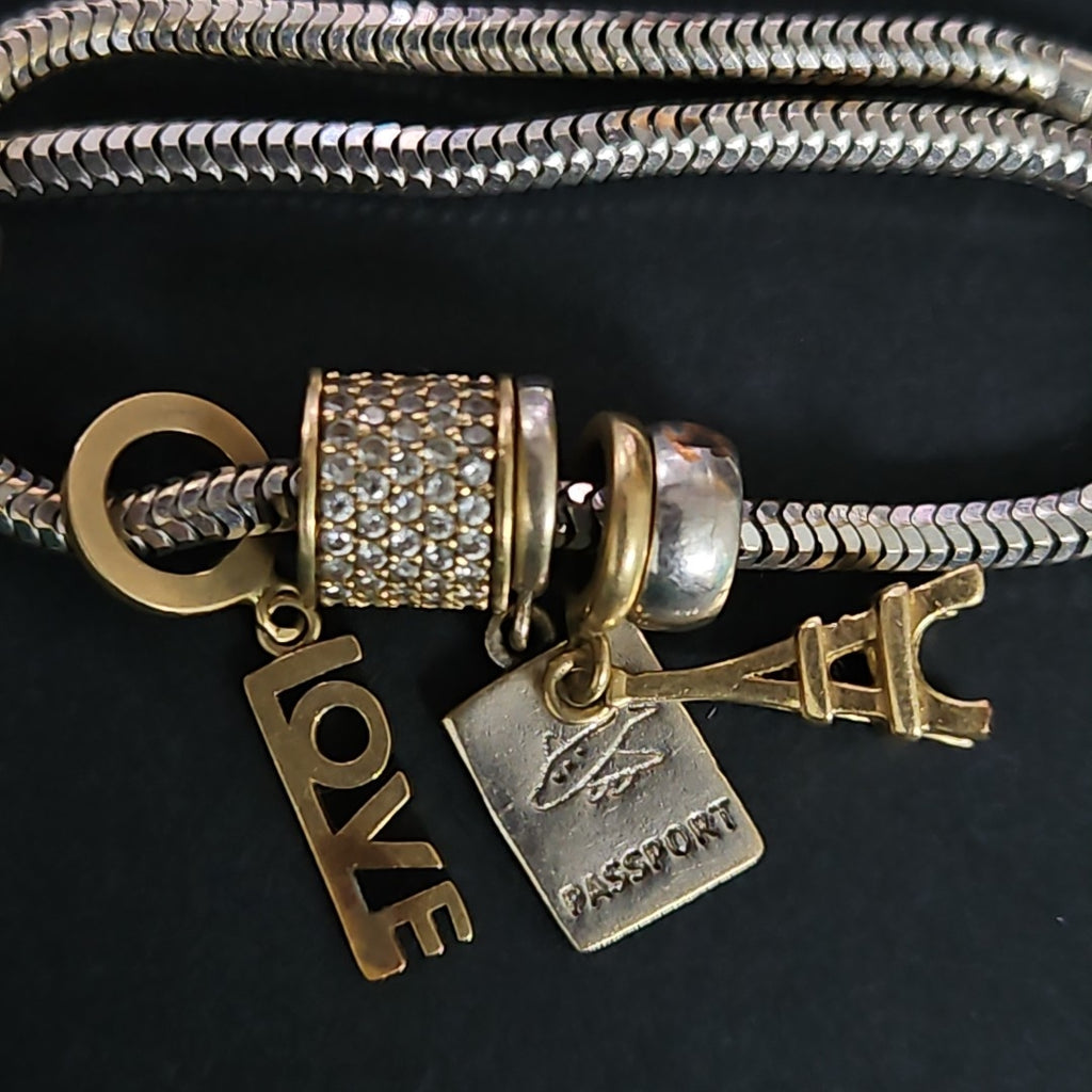 PULSERA ORO BLANCO 14 K 10.8 GRMS (SEMINUEVO)