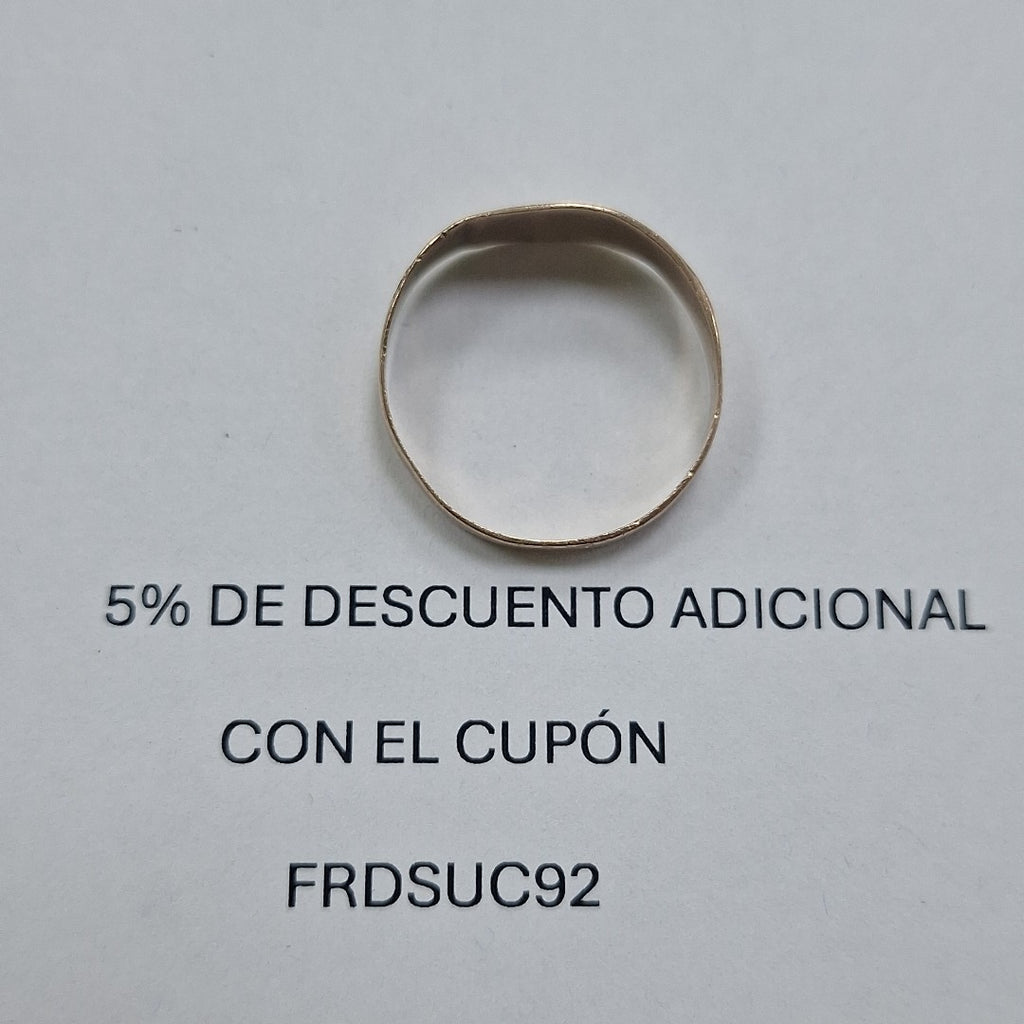 ANILLO DE GRADUACIÓN ORO 8 K 1.5 GRMS (SEMINUEVO)